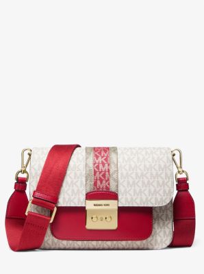 Michael kors shop sloan editor red