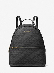 Sheila Medium Logo Backpack - BLACK - 35F3G6HB6B
