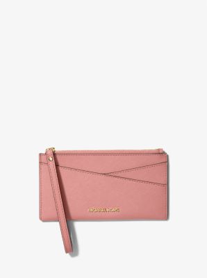 Michael Kors Jet Set Medium Saffiano Crossover Wristlet In | ModeSens