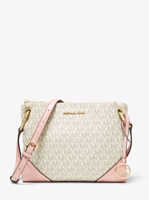 Michael Kors Pink Leather Nicole Crossbody Bag Michael Kors