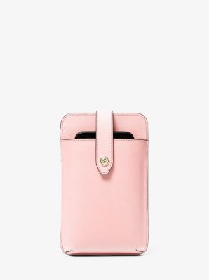 Leather crossbody bag Michael Kors Pink in Leather - 26073447