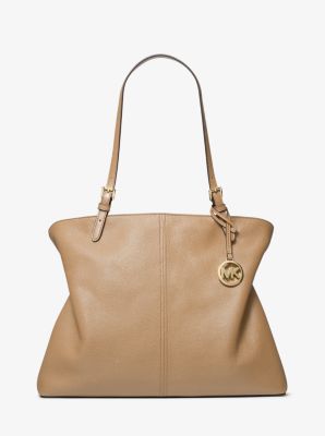 large leather tote