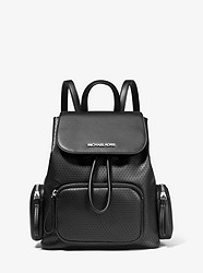 Abbey Medium Perforated Backpack - BLACK - 35S0SAYB2I