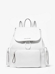 Abbey Medium Perforated Backpack - OPTIC WHITE - 35S0SAYB2I