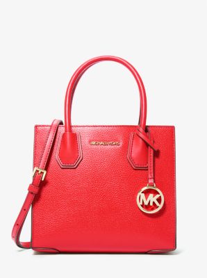 Cross body bags Michael Kors - Mercer M red leather bag - 30F8GM9M2T683