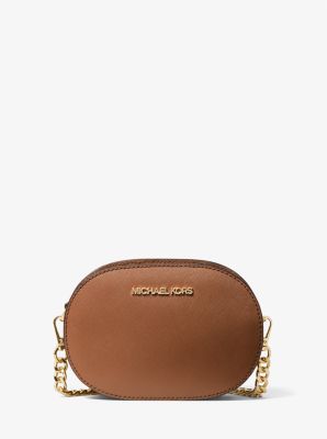 Small Saffiano Leather Convertible Crossbody Bag