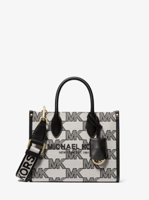 Mirella Small Logo Jacquard Crossbody Bag