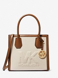 Mercer Medium Logo Embossed Cotton Canvas Crossbody Bag - LUGGAGE - 35S3GM9M2C