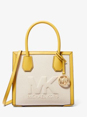 Michael Kors Mercer Medium Logo Embossed Crossbody Bag