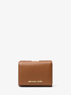 Michael Kors Md Frm Cnpckt Wallet In Brown | ModeSens