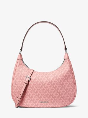 Michael Kors Outlet Cora Large Logo Shoulder Bag in Pink - One Size