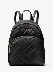 Abbey Medium Quilted Leather Backpack - BLACK - 35S9GAYB2T