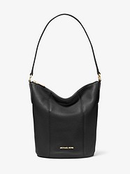 Brooke Medium Leather Shoulder Bag - BLACK - 35T0GOKM8L