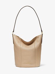 Brooke Medium Leather Shoulder Bag - BISQUE - 35T0GOKM8L