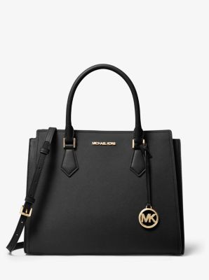 michael kors saffiano bag black