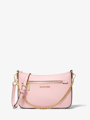Michael Kors Jet Set Small Saffiano Leather Chain Crossbody Bag In Pink |  ModeSens