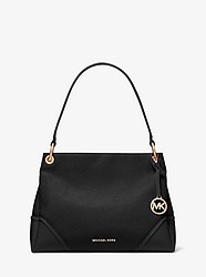 Nicole Medium Leather Shoulder Bag - BLACK - 35T9GNIL2L