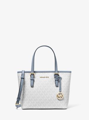 Michael Kors Jet Set Travel Extra-Small Logo Top-Zip Tote Bag - Powder  Blush • Price »