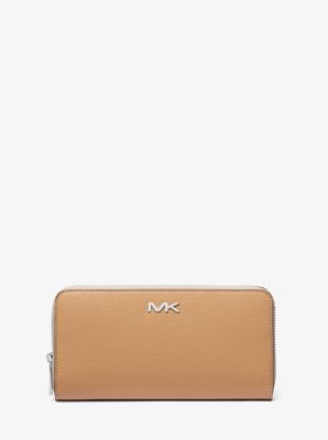 Michael Kors Cooper Textured Faux Leather Smartphone Wallet In Blue