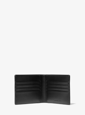 Logo Stripe Billfold Wallet With Passcase