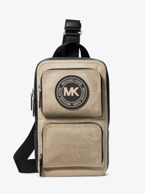 Michael Kors Kent Logo Jacquard Nylon Sling Pack | Square One
