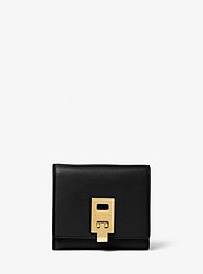 Miranda French Calf Leather Wallet - BLACK - 37H6GMDF1L