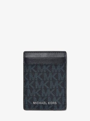 Logo Card Case with Bill Clip