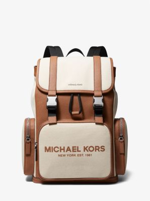 Michael kors sale canvas backpack