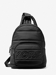 Kent Quilted Recycled Nylon Sling Pack - BLACK - 37S3MKNY1O