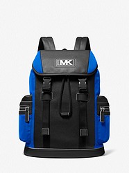 Cooper Leather and Mesh Backpack - BLK/NEON BLU - 37U0MCOB6L