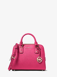 Sandrine Small Saffiano Leather Satchel - ELECTRIC PINK - 38H7CD2S1L