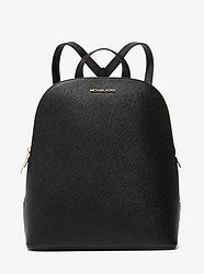 Cindy Large Saffiano Leather Backpack - BLACK - 38H8CCPB3L