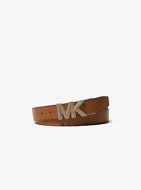 MK Logo Belt - Luggage/brn - Michael Kors