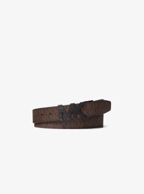 Reversible Logo and Leather Belt