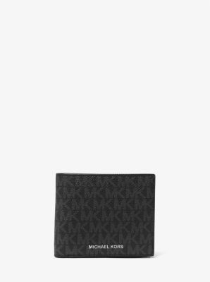 MKBilletera Greyson con bolsillo para monedas y logotipo - Negro(Negro) - Michael Kors