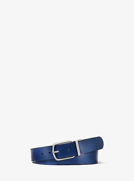 Ceinture en cuir - noir/saphir(BLEU) - Michael Kors