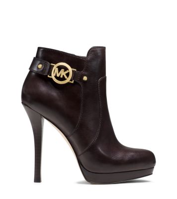 Wyatt Leather Ankle Boot by Michael Kors