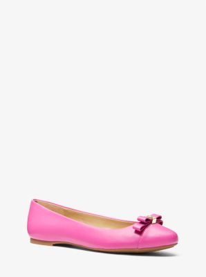 Michael kors pink store ballet flats