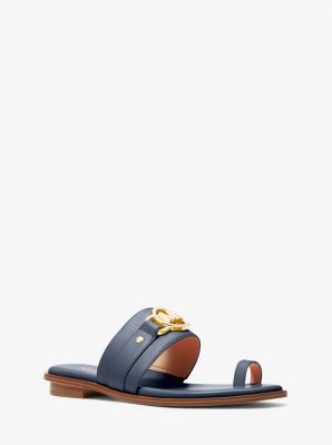 Michael kors sales navy blue sandals