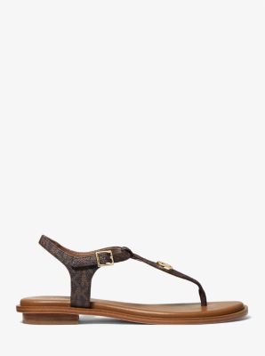 Mallory Logo T-Strap Sandal