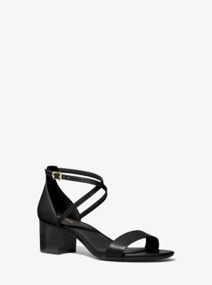 Michael Kors Serena Flex High-heeled Sandals In Black