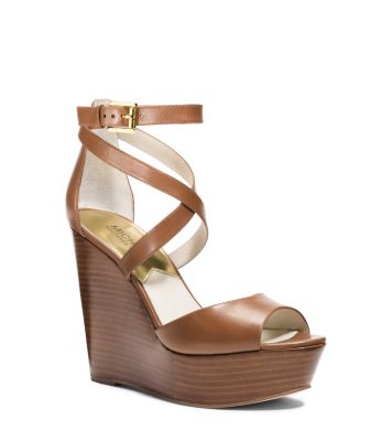 Gabriela Leather Wedge by Michael Kors