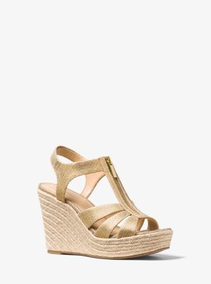 michael kors berkley wedge black