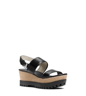 Gillian Leather Wedge by Michael Kors