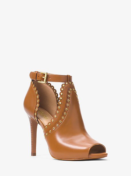 Botte Jessie En Cuir A Bout Ouvert