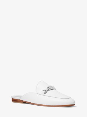 Michael kors white mules deals