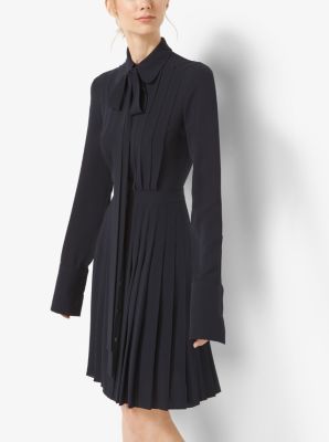 michael michael kors floral georgette shirtdress