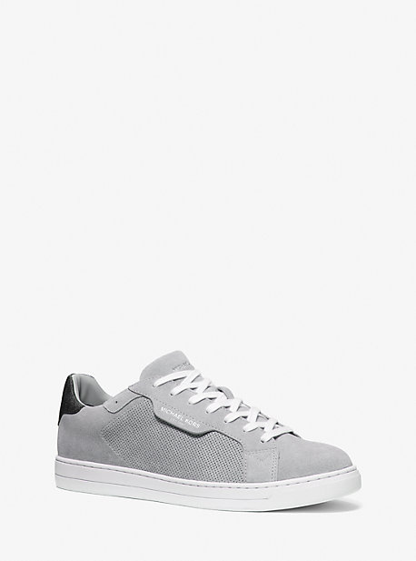 MK Keating Perforated Suede Trainers - Dove - Michael Kors product