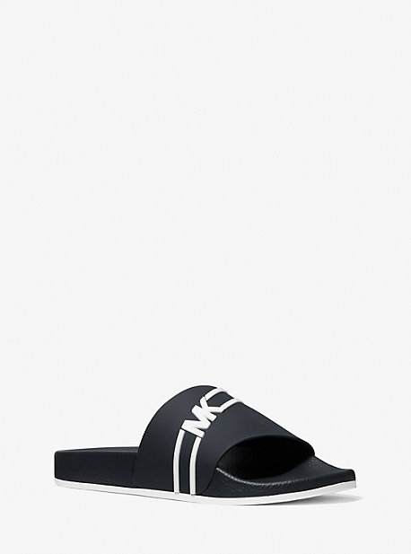 Michael Kors Jake Logo Slide Sandal In Blue