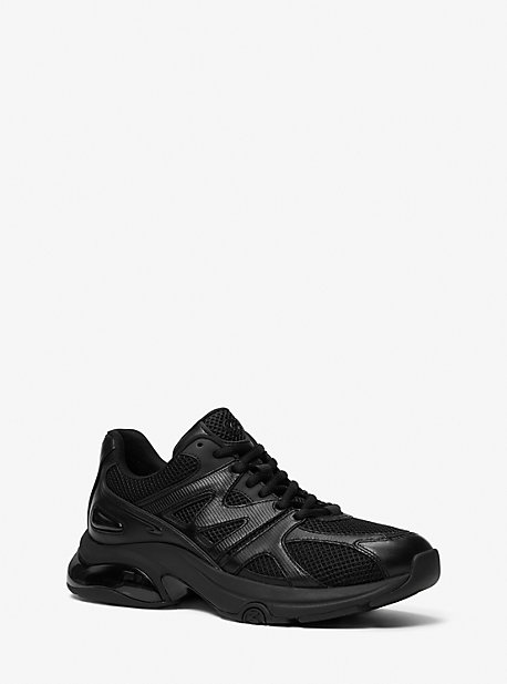 MK Kit Extreme Mesh and Leather Trainer - Black - Michael Kors product